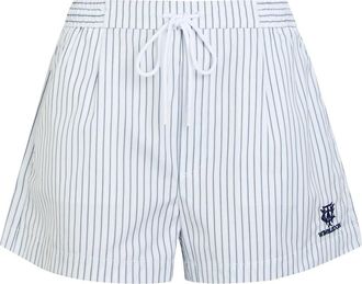 Polo Ralph Lauren Striped Cotton Shorts - White And Blue - M (UK12 / M)