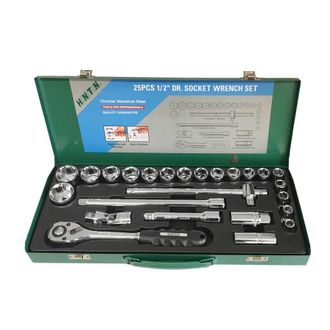 OEM Juego De 25 Llaves 1/2, Honiton, Modelo 4055, Ideal Para Trabajos Mec&aacute;nicos Pesados, Fabricado En Acero De Alta Resistencia, Durabilidad Y Precisi&oacute;n E