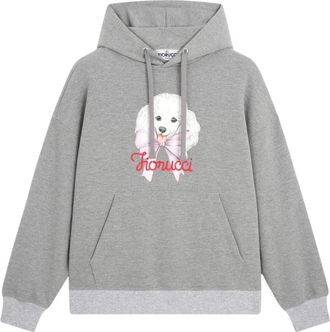 Fiorucci Relaxed-Fit Hoodie - Dames - Hoodies - Grijs - M - Hoodies & sweatvesten