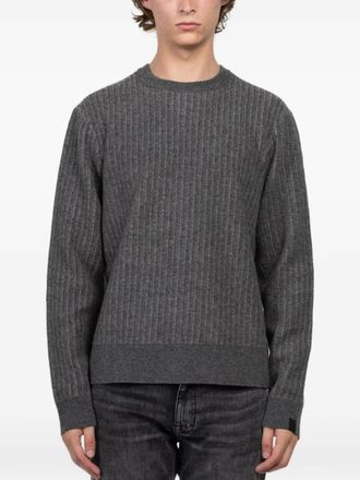 Rag & Bone ribbed crew-neck sweater - Grijs