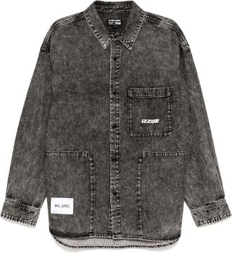 Izzue Denim shirtjack - Zwart
