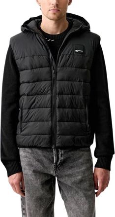 Karl Lagerfeld Licht Gewatteerd Vest - Heren - Winterjassen - Zwart - XL - Jassen