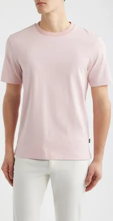BOSS Thompson Solid T-Shirt in Light Pastel Pink at Nordstrom, Size Xx-Large