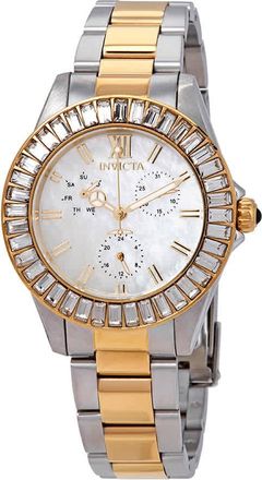 Invicta Angel Crystal Mother of Pearl Dial Ladies Watch 28451