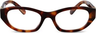 Miu Miu Eyewear Occhiali da sole geometrici tartarugati - Marrone