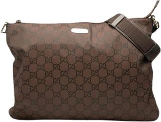 Gucci Pre-owned Cross Body Bags, female, Brown, Size: ONE SIZE Pre-owned Crossbody Bag