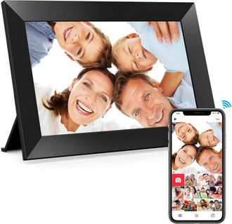 No Brand Marco De Fotos Digital De 10,1 Pulgadas, Wifi, Pantalla T&aacute;ctil Ips De 1280x800, 16 Gb De Almacenamiento, Rotaci&oacute;n Autom&aacute;tica, Compartir Fotos Y V&iacute;deos