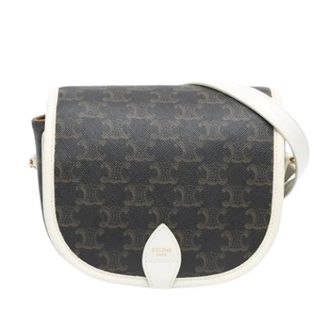 Celine Pre-owned Cross Body Bags, female, Brown, Size: ONE SIZE Pre-owned Folco Crossbody Bag