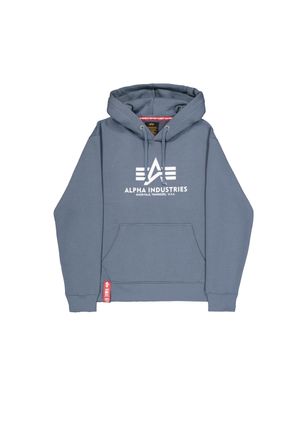 Alpha Industries Hoodie ALPHA INDUSTRIES Basic Hoodie BL, Herren, Gr. XS, denim blau, Obermaterial: 80% Baumwolle, 20% Polyester, regular fit, Sweatshirts Hoodie