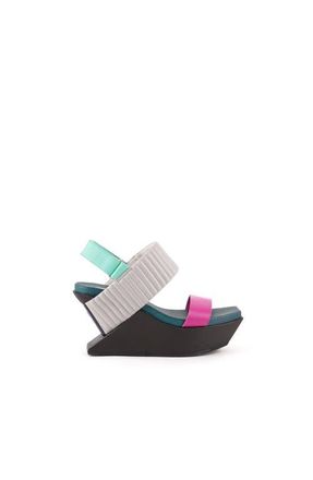 United Nude Delta Wedge Puffier Sandals in Fuchsion at Nordstrom, Size 39