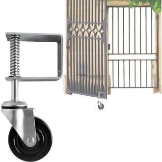 OEM Rueda Para Puerta, Rueda De Puerta Resistente Con Resorte De 4 Pulgadas, Capacidad De Carga M&aacute;xima De 220 Lb