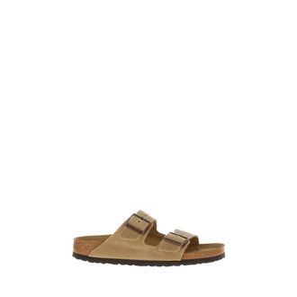 Birkenstock Sliders, female, Brown, Size: 10 US Arizona Narrow Fit