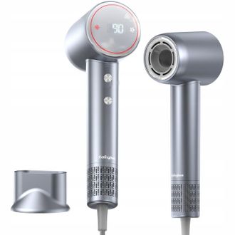 OEM Secador De Pelo Potente Karingbee Hs01 Con Ionizaci&oacute;n, 1500 W, Color Gris