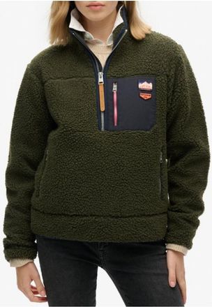 Superdry Sherpa Pullover Halfzip Zak