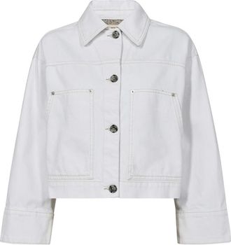 Mos Mosh MOS Mosh, Dames, Jassen, Wit, Maat: M Denim