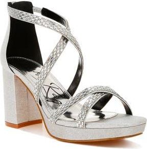 London Rag Infatuated Sandal in Silver at Nordstrom Rack, Size 10