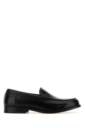 A.P.C. Black Leather Loafers
