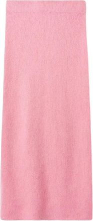 Soft Goat cashmere maxi skirt - women - Cashmere - M - Pink