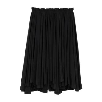 Ami Midi Skirts, female, Black, Size: M Midi Corolla Skirt