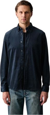 Marc O'Polo Corduroy overhemd - Heren - Overhemden - Blauw - Maat: S Corduroy