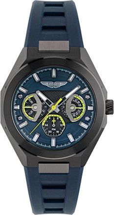 Aston Martin AML Thrill Horloge - Heren - Horloges - Blauw - ONE Size - Accessoires