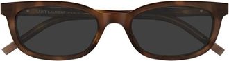 Saint Laurent SL M160 Zonnebril - unisex - Accessoires - Bruin - Maat: 53 MM Zijde