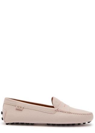 Tod's Gommino Grained Leather Loafers - Pink - 36 (IT36 / UK3)