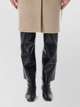 Anine Bing cashmere wool single breasted coat