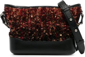 Chanel Pre-owned Gabrielle Crossbody - Dames - Vintage Schoudertas - Bruin - ONE Size - Leer - Vintage