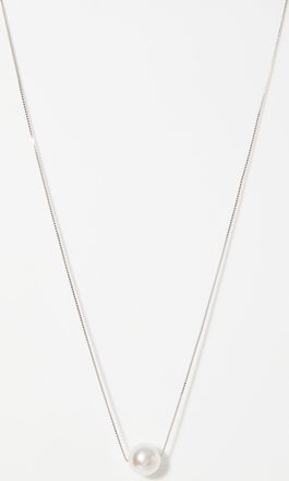 Simons Womens Shiny pearl silver chain