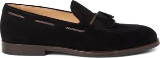 Brunello Cucinelli Mocassini in pelle scamosciata - Nero