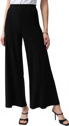 Joseph Ribkoff Pull-On Wide Leg Pants In Black