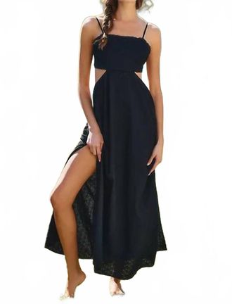 Maaji Obsidian Francesca Long Dress In Black