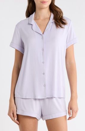 Nordstrom Moonlight Eco Short Pajamas in Purple Thistle at Nordstrom, Size X-Large