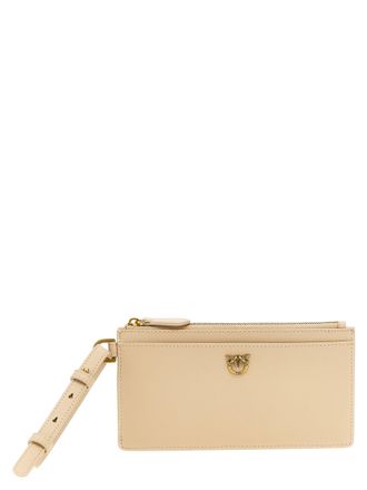 財布・小物その他 PINKO 'Long' card holder Beige Pinko Card Holders − Sale: up to −48% | Stylight
