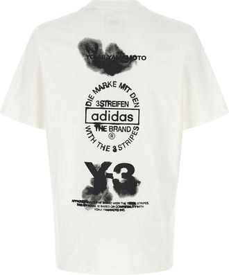 Yohji Yamamoto Mens Bicolor Cotton T-Shirt
