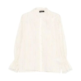 Fabiana Filippi Shirts, female, Beige, Size: 2XS Cotton Silk Viscose Shirt