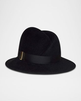 Gigi Burris Millinery Nell Rabbit Hair Fedora Hat