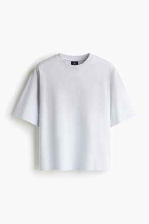 H&M T-Shirt in Oversized Fit - Grau