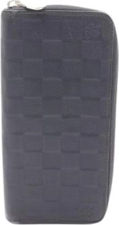 Louis Vuitton Pre-owned Wallets, male, Black, Size: ONE SIZE Pre-owned Long wallet (bi-fold)