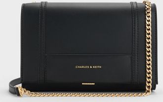 Charles & Keith Shalia Chain-Strap Shoulder Bag