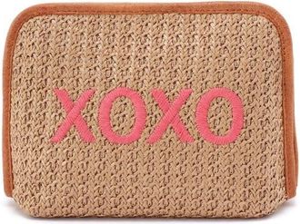 Hobo Beauty Straw Cosmetics Case in Meadow Woven Straw at Nordstrom