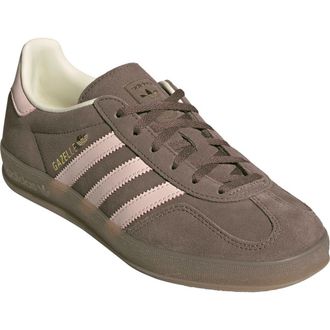 adidas Gazelle Indoor Sneaker in Earth Strata/Quartz/Gum5 at Nordstrom, Size 10.5