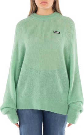 Rotate Ladies Grayed Jade Light Knit Logo Sweater, Brand Size 36 (US Size 2)