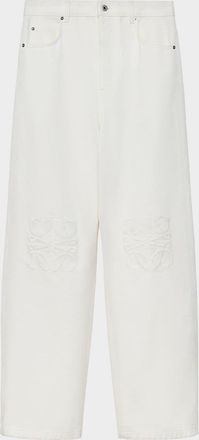 Loewe Men & apos;s Anagram-Embroidered Jeans