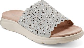 Easy Spirit Alora Slide Sandal in Light Blue at Nordstrom, Size 8.5