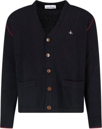 Vivienne Westwood Black Crew Neck Fitted Sweater