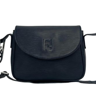 Fendi Pre-owned Fendi Leather FF Crossbody Ladies DK9R928MUIS9VH6H