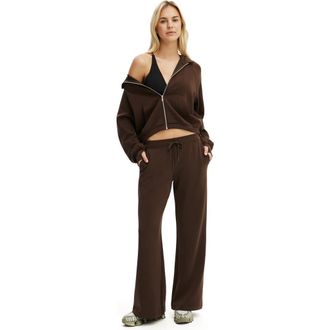 Cotton On Womens Active Ultimate Soft Wide Leg Pant in French Roast at Nordstrom, Size Xx-Small