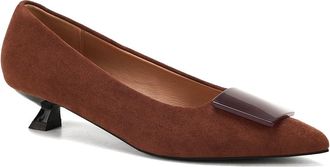 Unze Women Ambrosi Formal Wear Court Shoes UK Size 3-8 Dark Brown